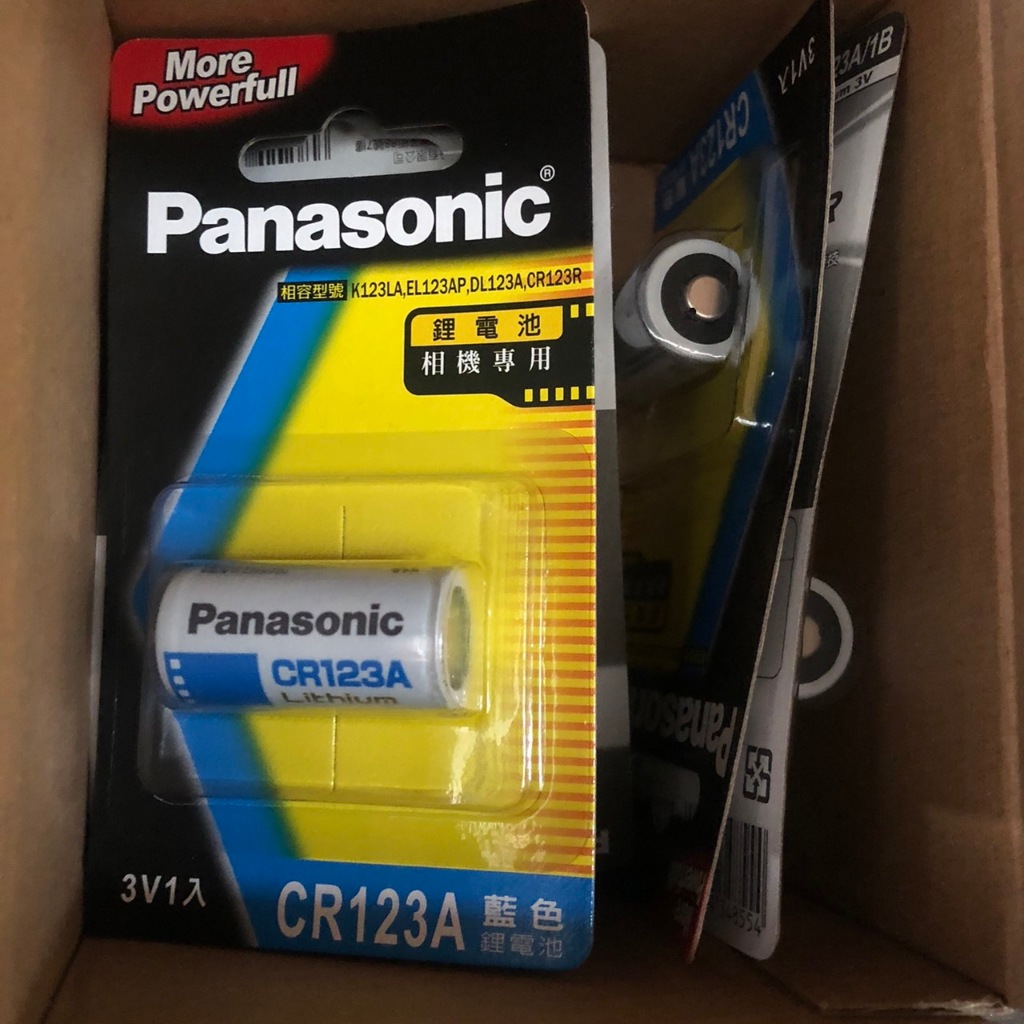 Panasonic CR123A 鋰電池 1入 3V 相機 鋰電池 原廠包裝 電池 公司貨