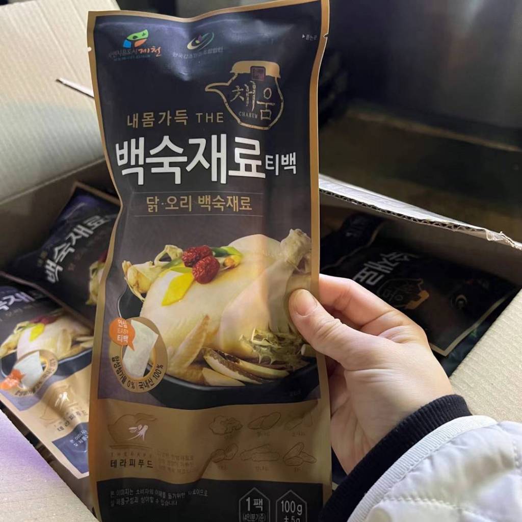 韓國桑葉人蔘雞湯材料包100g