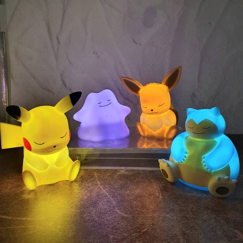 正版雷標-Pokémon迷你小夜燈寶可夢-皮卡丘/卡比獸/伊布 & 航海王-百貨公司核可正版【現貨-禮物-詳見內容】