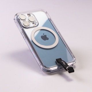 Moxbii 極空戰甲六代 (For iPhone 13 Pro Max) 磁吸+綁帶/掛片 可搭配手機掛繩背帶 不變黃