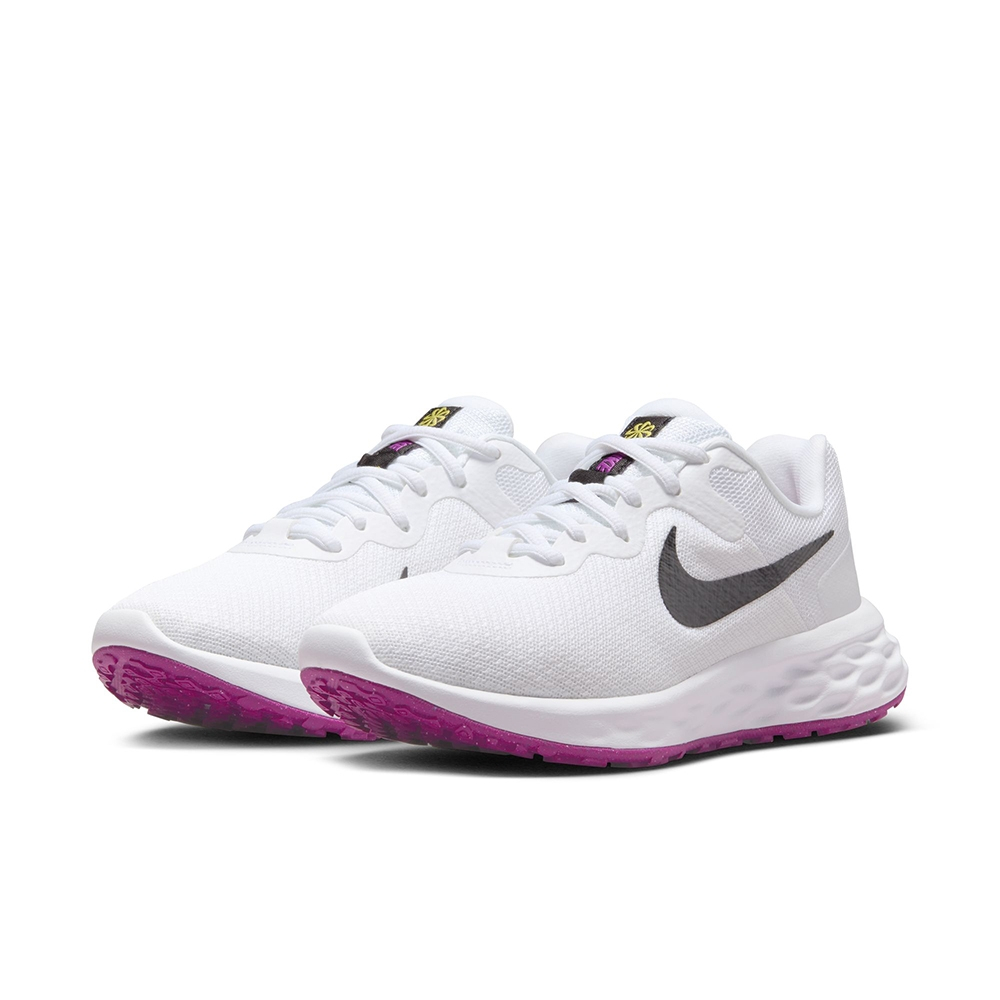 Nike W Revolution 6 NN 女 大童  慢跑鞋 運動 休閒  白紫 DC3729-106【S.E運動】