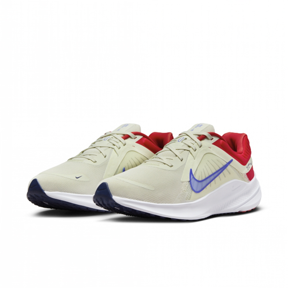 Nike Quest 5 男鞋 慢跑鞋  米黃 藍 紅  網布 DD0204-009【S.E運動】