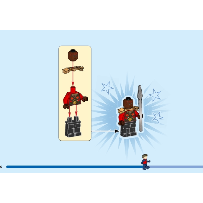 樂高 LEGO 76266 復仇者聯盟 終局之戰 最終決戰 黑豹護衛隊長 奧科耶 單賣人偶 全新未組