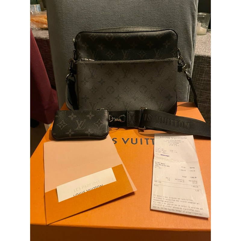 LV Louis Vuitton M69443 Trio 三合一 黑武士 男包 肩背 郵差包