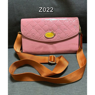 Z022 粉紅色浪漫三用包/跳色斜背小包/晚宴手拿包/淑女肩背包