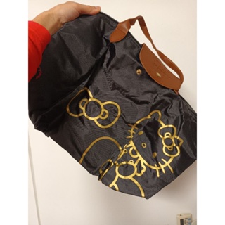 三麗鷗💗kitty摺疊購物袋💗大容量肩背包
