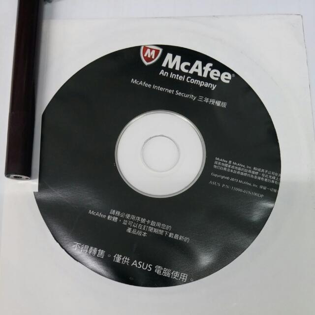 邁克菲 McAfee internet security 防毒軟體-三年序號