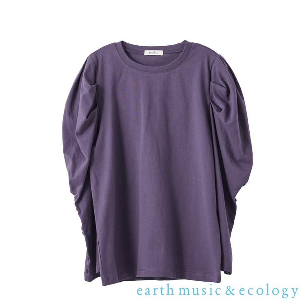 earth music&amp;ecology 公主袖袖口開釦T恤(LA33L1C0200)