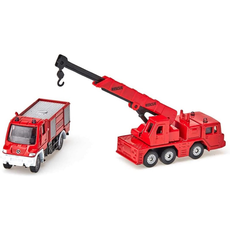二手 玩具 兒童玩具 玩具車 SIKU 1661 消防工程賓士車