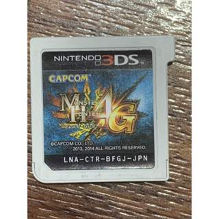 超低價拚了土城可面交現貨任天堂 3DS 魔物獵人4G MH4 Monster Hunte4G日文版裸裝3DS~日版 3D