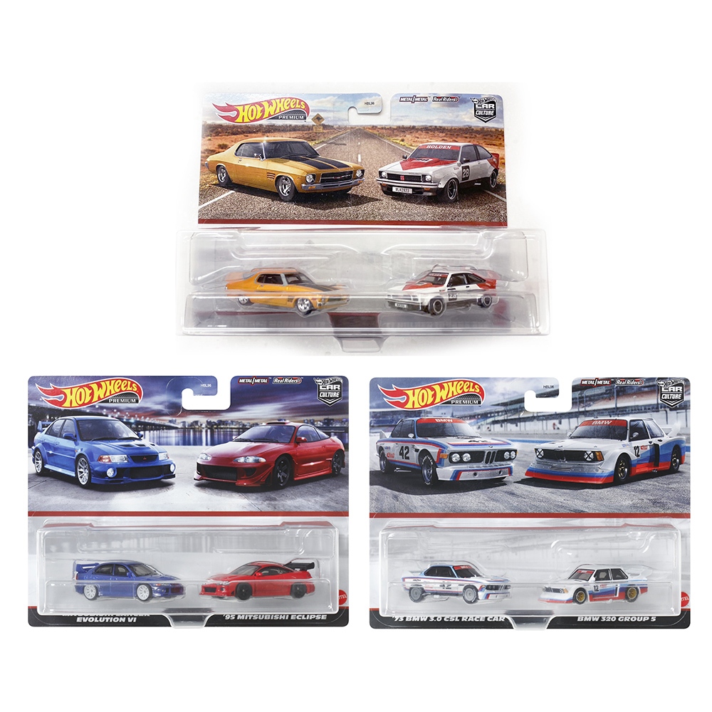 Mattel 風火輪汽車文化雙車套裝 一組3入/一組2入(J箱號) Hot Wheels 合金車 小汽車