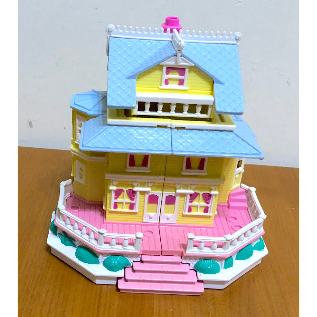 bluebird Polly pocket 1995年 口袋芭莉 神奇魔法屋 房子 附人偶 娃娃 絕版 保存良好