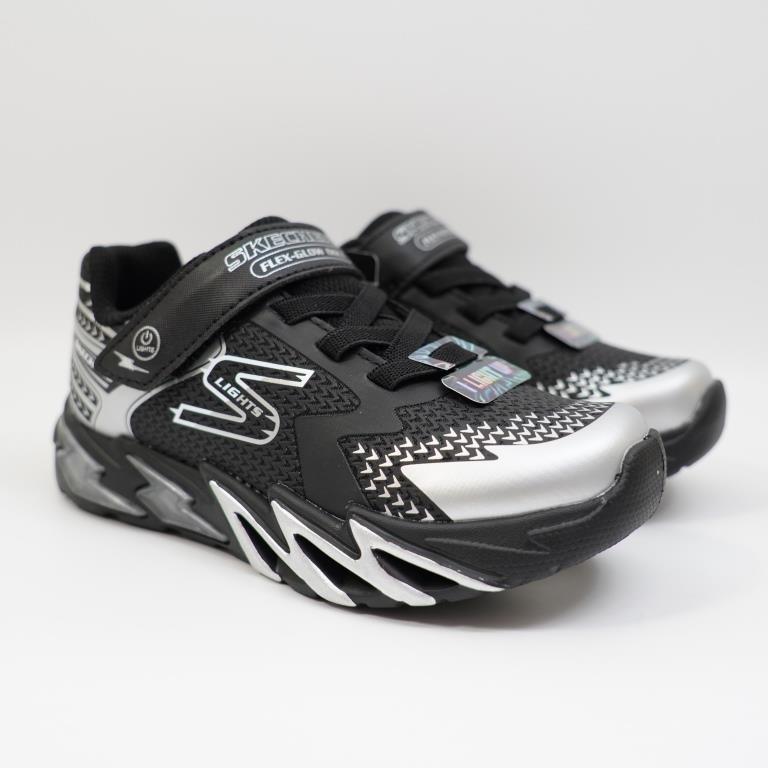 SKECHERS S LIGHTS 中童款 電燈鞋 400138LBKSL 運動鞋 慢跑鞋 燈光可開關