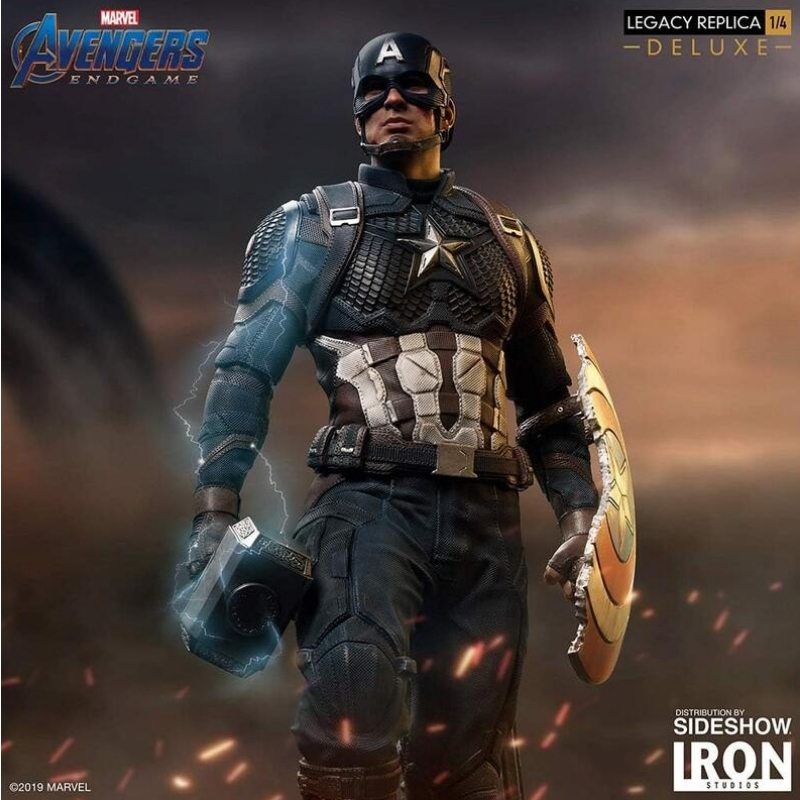 Iron Studios 復仇者聯盟：終局之戰 美國隊長 Captain America 1/4 豪華版