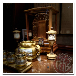 🏮【妙佛園佛具店】🏮鍛造銅如意圓滿燈LED燈片 臺灣製造品質優良 (多種尺寸選擇) 佛像佛桌佛櫥佛聯藝術雕刻祖龕佛龕特製
