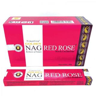 ◈光之海◈ 黃金紅玫瑰 線香 臥香 玫瑰 Golden Nag Rose 15 gm