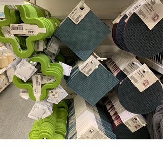 【便代理x當日出貨】IKEA/隔熱墊/矽膠/綠色/磁性隔熱墊,紅色深灰色/軟木(圓形)/軟木(長方形)