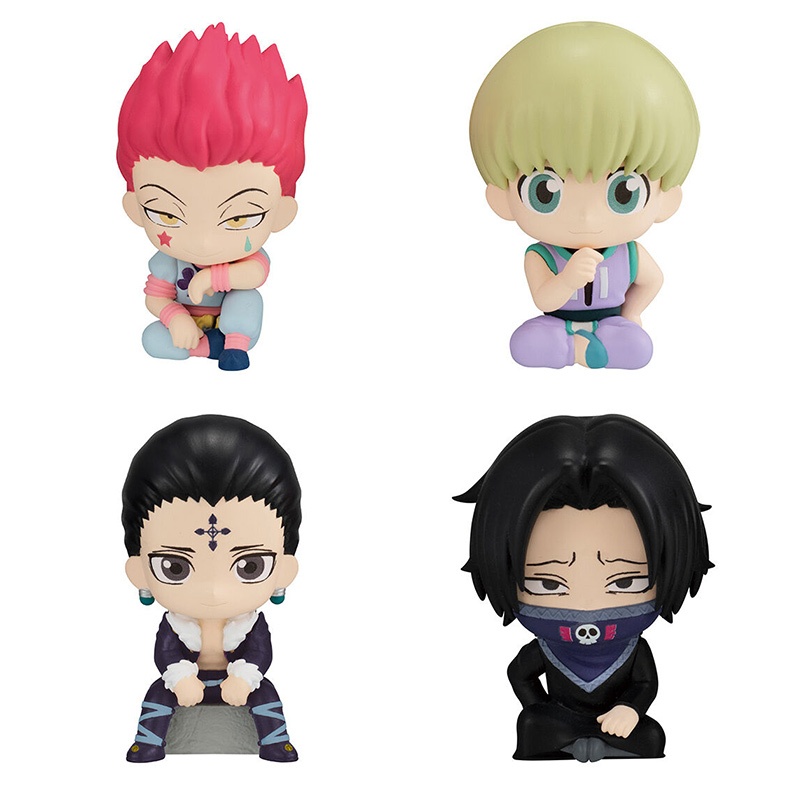 【日本 萬代 BANDAI 】 HUNTER 獵人 幻影旅團 坐姿 公仔 扭蛋 轉蛋 俠客 飛坦 西索 庫洛洛