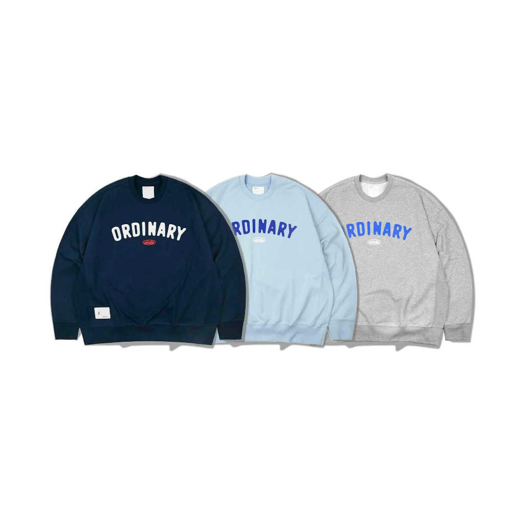 ORDINARY 美式復古鯨魚LOGO大學TEE