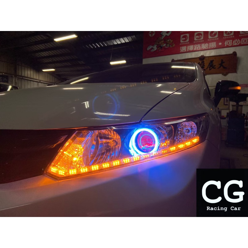 HONDA CITY FIT CIVIC GTR GLS左右 LED 魚眼大燈 驗車模組 惡魔眼淚眼 天使眼