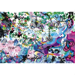 47-708 絕版迷你1053片日本拼圖 Kayo Horaguchi 洞口加代 動物