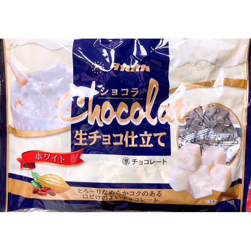 【亞菈小舖】日本零食 高岡 白巧克力風味生巧克力 140g【優】