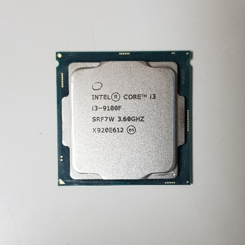 intel Core i3 9100F 1151腳位 CPU 附銅芯散熱風扇 2手良品