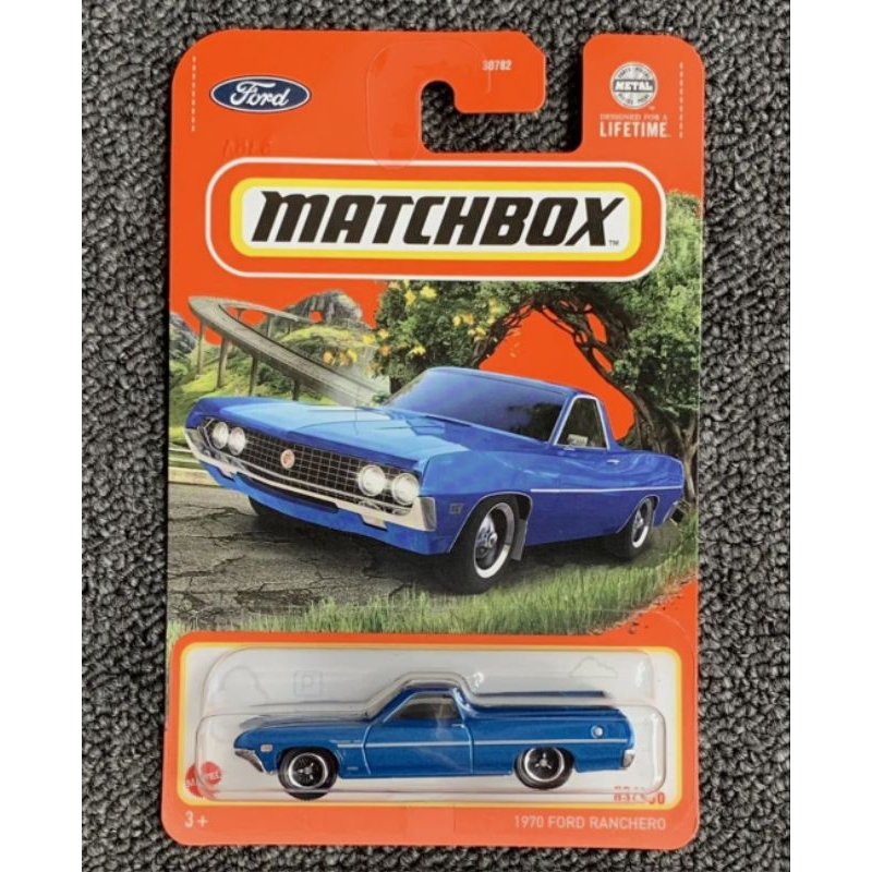 ^.^飛行屋(全新品)MATCHBOX 火柴盒小汽車 合金車//福特 1970 FORD RANCHERO小貨卡