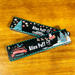 🎄 Alien Christmas 108mm Kingsize Rolling Paper 外星人 聖誕 黑色 捲煙紙