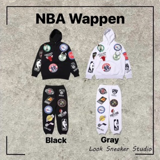 路克 Look👀 NBA Wappen Hoodie Sweat Pants 套裝 帽T 長褲 隊徽 籃球