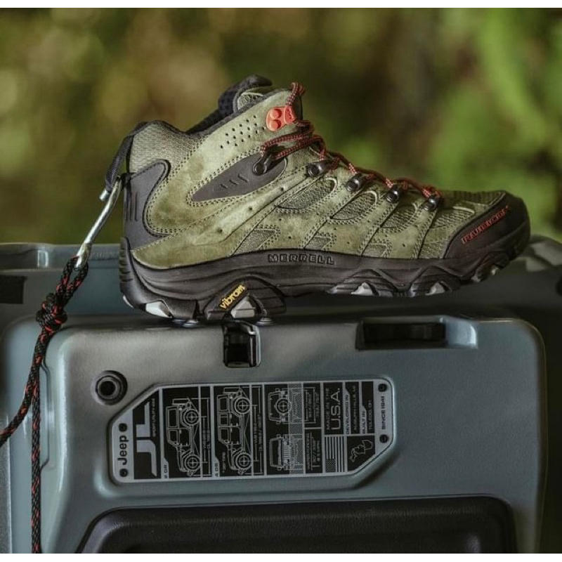 MOAB 3 MID X JEEP 聯名限定中筒戶外登山鞋 軍綠 男(ML005635)