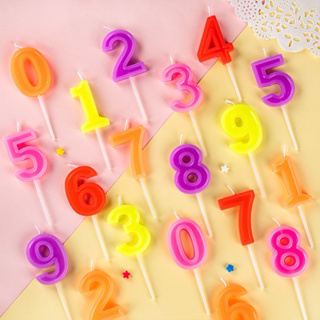 現貨出貨🤍糖果數字/candy/蠟燭/週歲滿月/兒童生日/派對/蛋糕/擺飾/蠟燭/生日/數字/裝飾/飾品