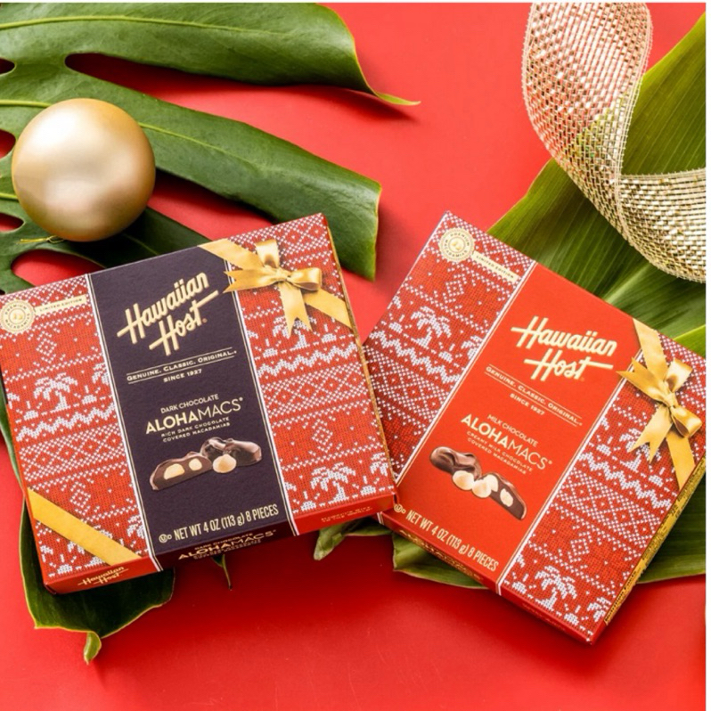 Hawaiian Host 夏威夷果仁 黑巧克力 牛奶巧克力 綜合 Dark Chocolate 新年禮物