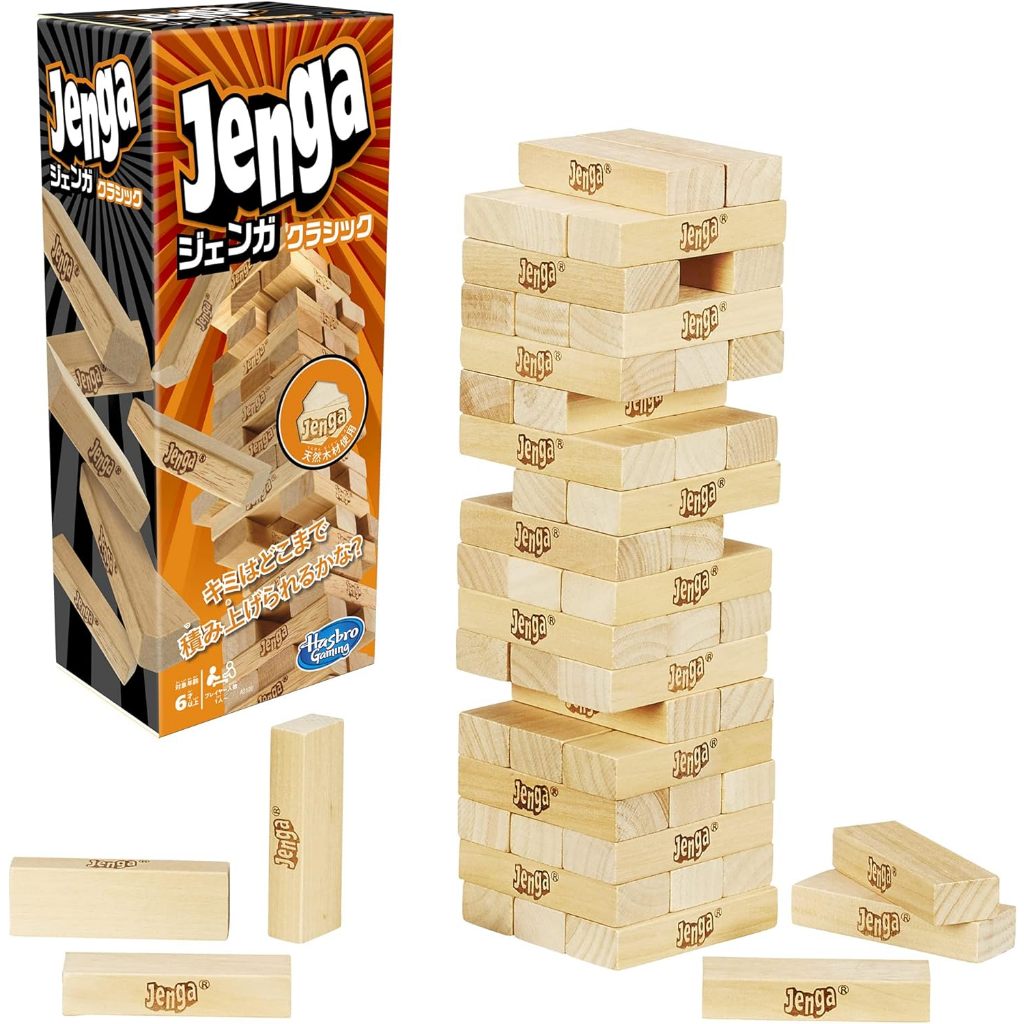 JENGA 木製 疊疊樂 【孩之寶Hasbro】兒童 益智 玩具  木質 層層疊