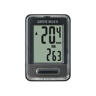 『小蔡單車』日本 CATEYE VELO9 有線碼表 CC-VL820黑 公路車/登山車/通晴車/自行車
