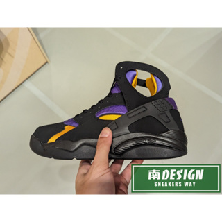 南🔥2023 12月 NIKE Air Flight Huarache 籃球鞋 復刻 男款 黑黃紫 FD0188-001