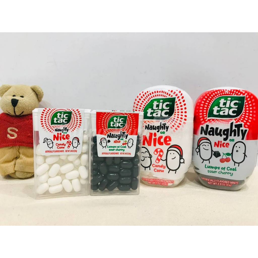 【Sunny Buy】◎現貨◎ Tic Tac 耶誕節限低卡糖果 Naughty or Nice