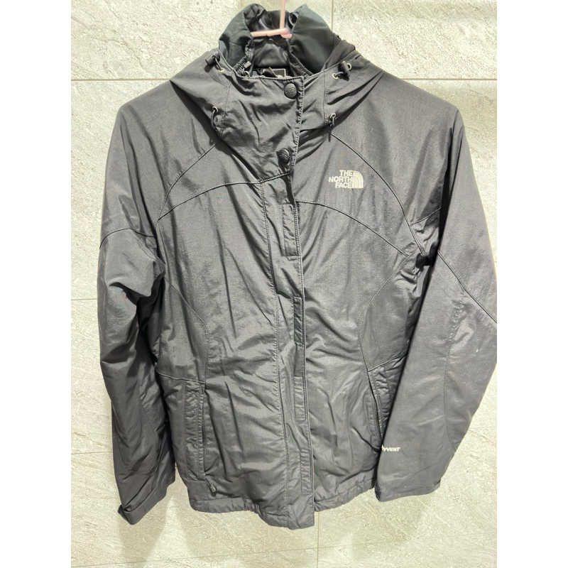 The north face 三合一外套黑S