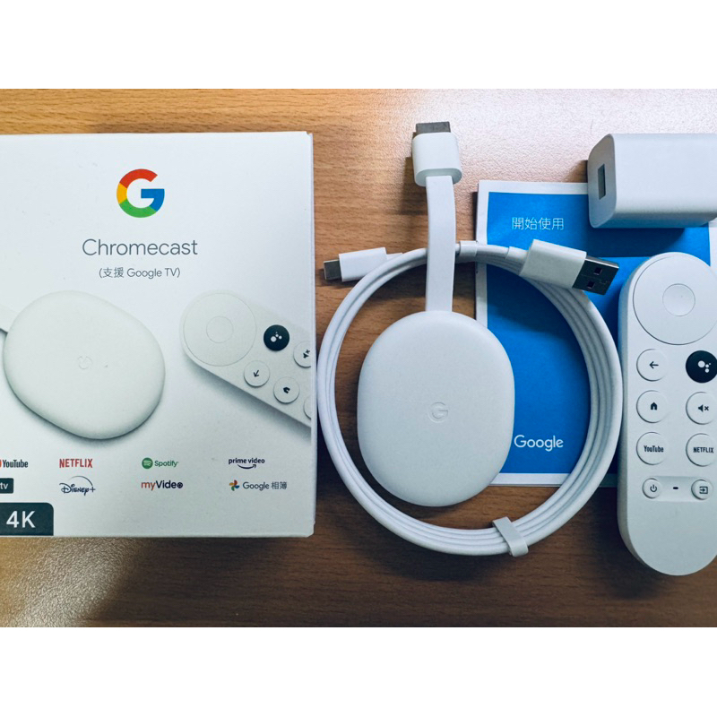 Google Chromecast（支援4K Google TV )