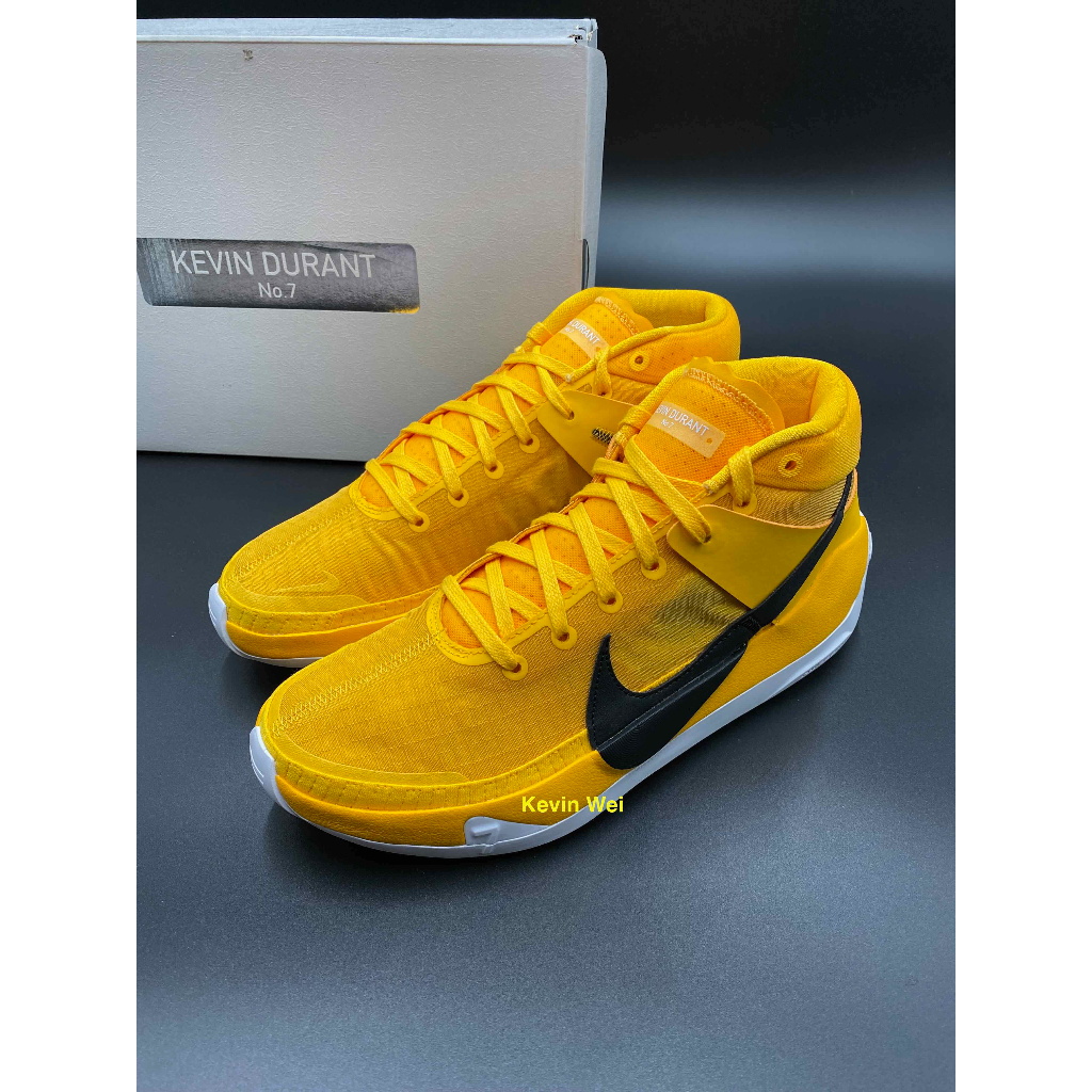 Nike KD13 TB PROMO KD 13 黃黑 Team gold CW4115-702 籃球鞋 US10.5