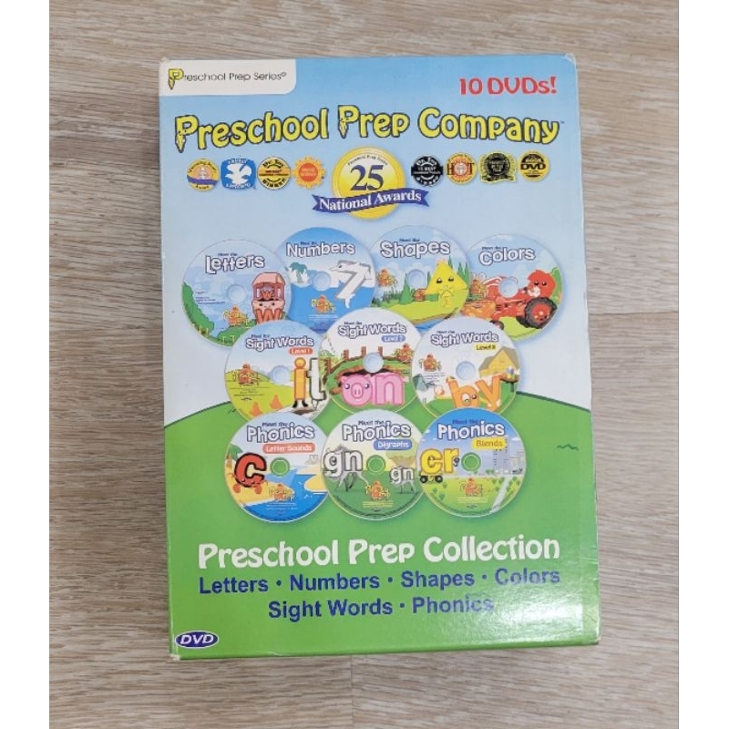 [二手]Preschool Prep collection DVD+4本書