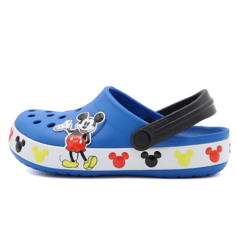 Crocs mickey 卡駱馳 洞洞鞋 防水 中童 Disney 米奇藍 R5568 (206307-4JL)