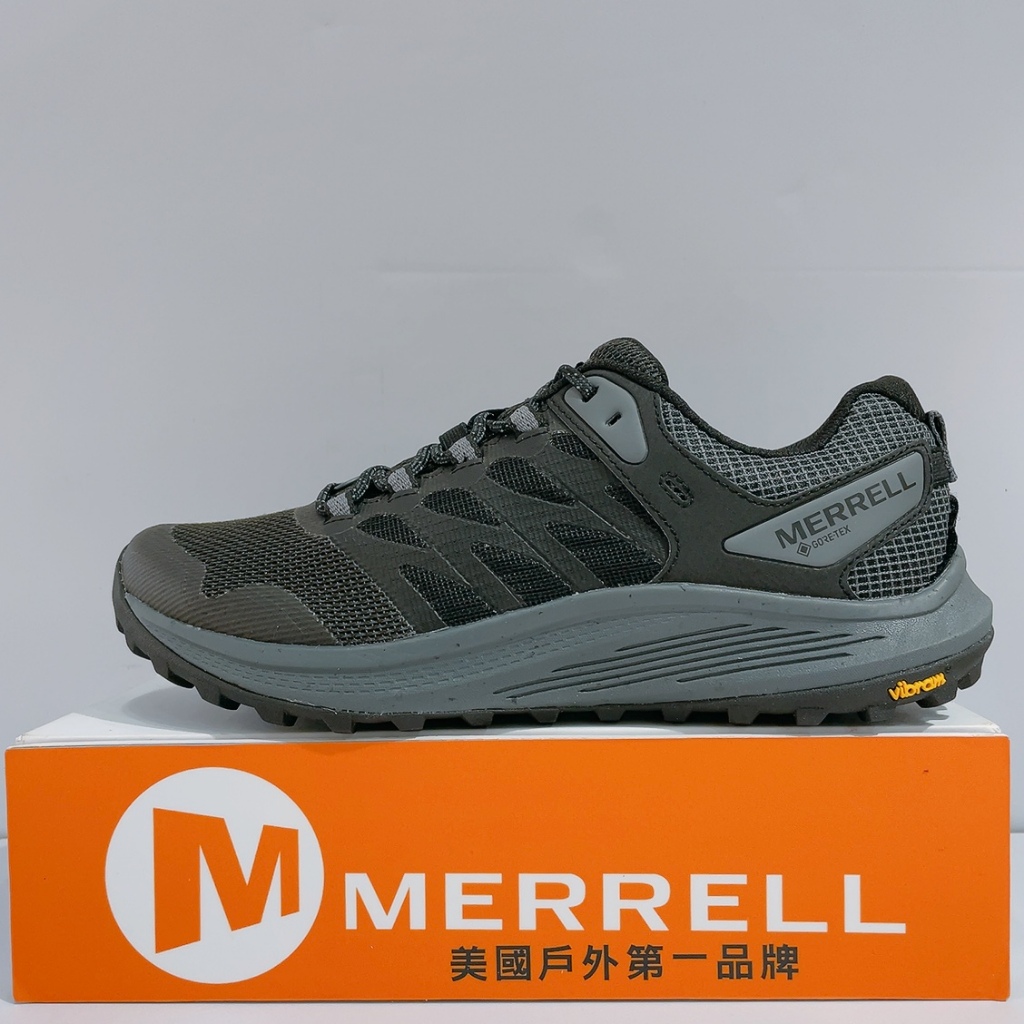 MERRELL NOVA 3 GORE-TEX 男生 黑色 防水 輕量 戶外 登山 健走 運動 慢跑鞋 ML067581