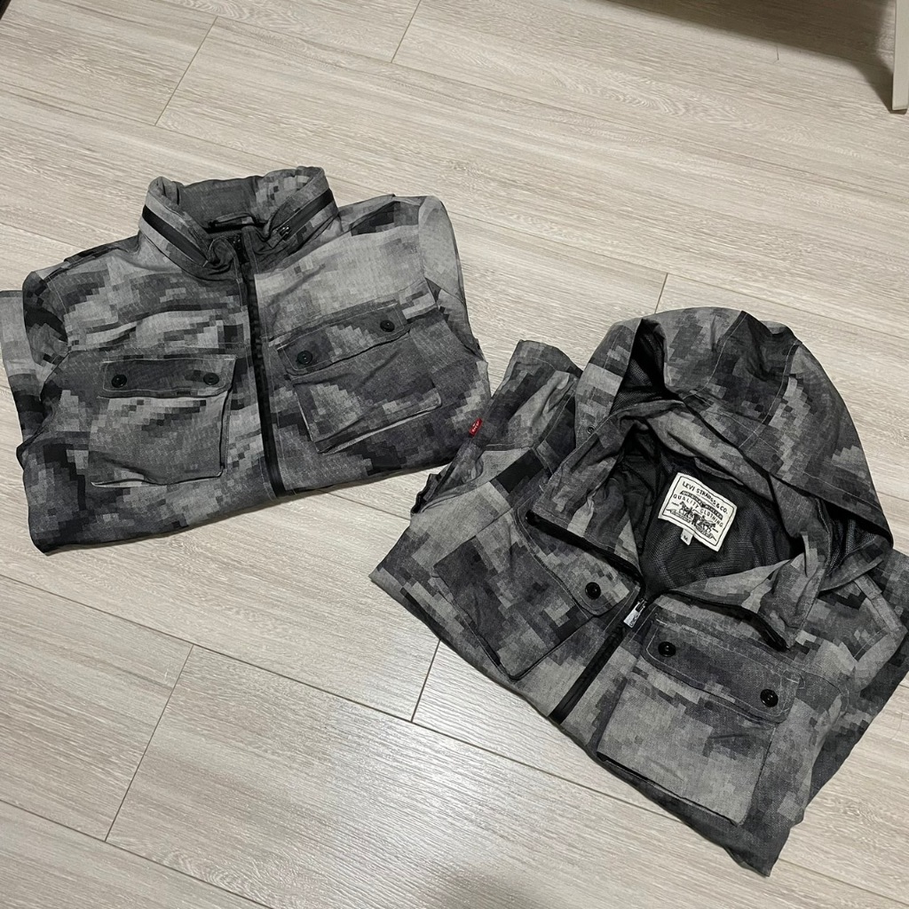 Levi's levis 71041-0001 L號 M號 數位迷彩防風防水外套軍裝夾克 戰鬥服 m-65 m65