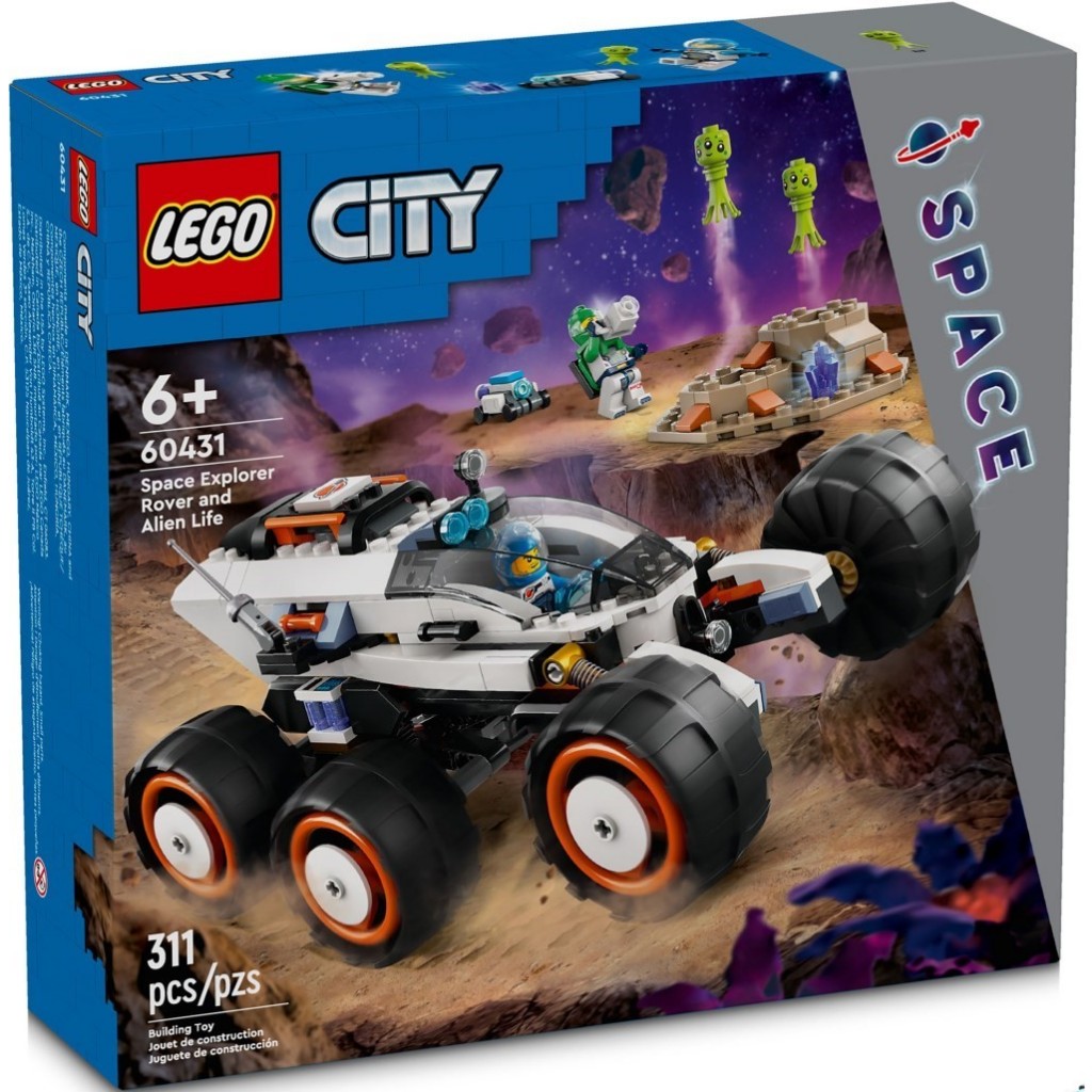 LEGO 60431 太空探測車和外星生物《熊樂家 高雄樂高專賣》City 城市系列