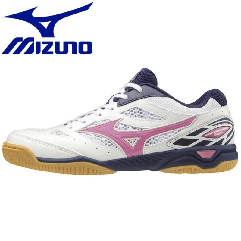 買鞋送襪MIZUNO 美津濃 女桌球鞋-WIDE WAVE KAISERBURG（81GB172164）24.5CM