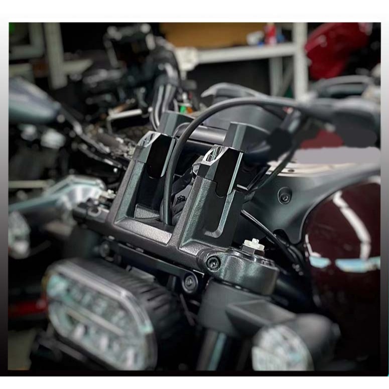 Harley Davidson Sportster S車把加高座 適用於 哈雷  Sportster s 排氣管改裝增高