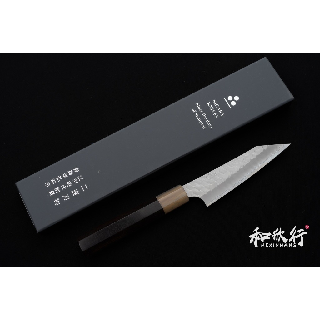 「和欣行」現貨、二唐刃物 粉末鋼 SG2 龍麟  勘所型 切付小刀 120mm