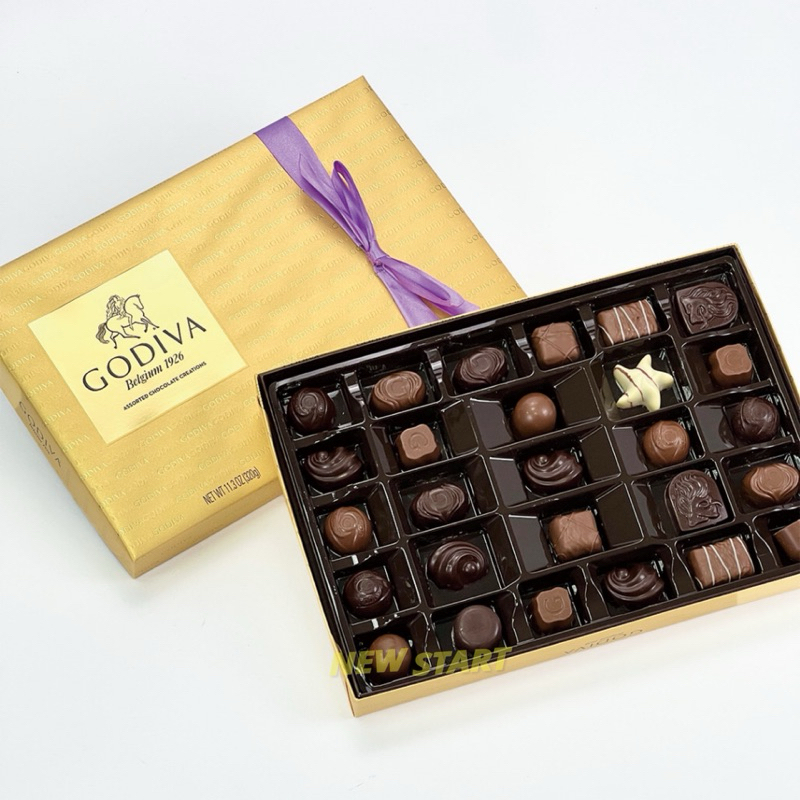 【New START精品服飾-員林】現貨免運 Godiva goldmark 金裝 27顆入 巧克力禮盒 交換禮物 聖誕