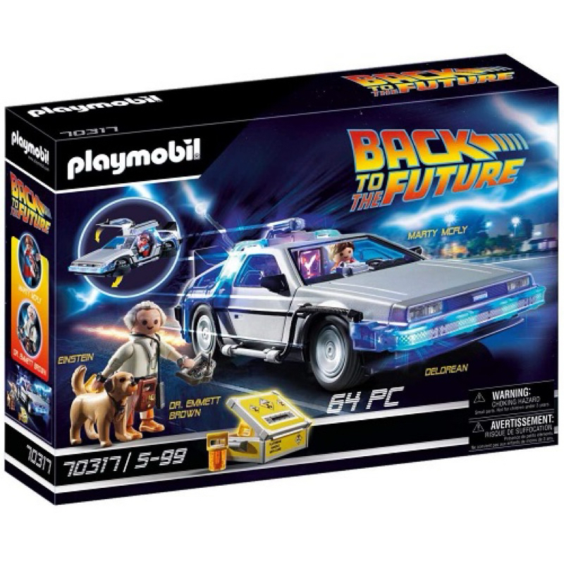 playmobil 摩比人 70317 回到未來-時空穿梭車DeLorean